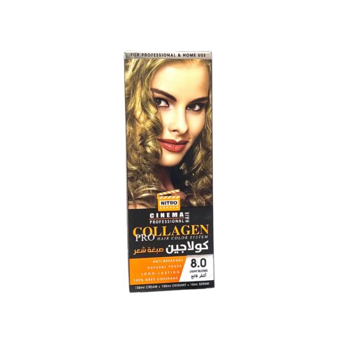 Nitro Canada Collagen Pro Hair Color No. 8.0 Light Blonde